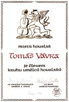Certifikát – Tomáš Vávra